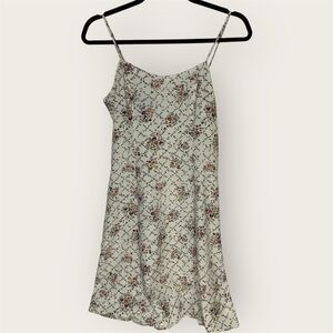 Y2K/90s Vintage Evidence Ditsy Floral Slip Mini Dress - Size 9/10